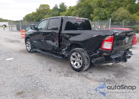 2019 Ram 1500 Big Horn/Lone Star 4X4 5'7 Box z USA, uszkodzony, nr VIN 1C6SRFFT1KN637320